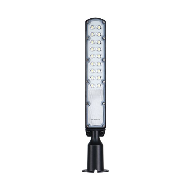 Lampă stradală cu LED cu cip SANAN, unghi de iluminare 75x130°, garanție de 3 ani