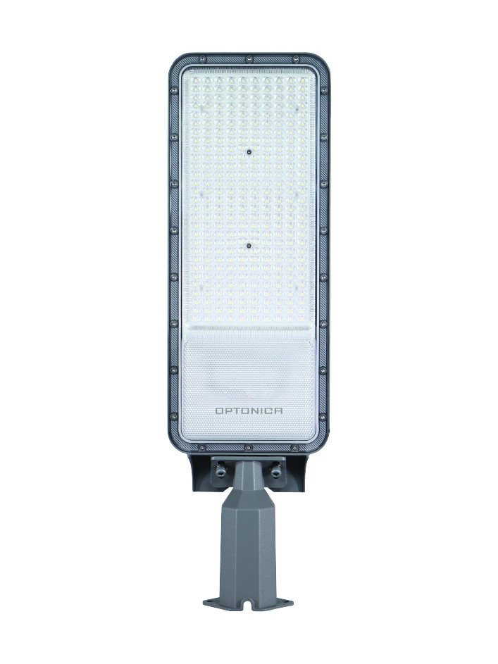 Lampă stradală cu LED de 30 W, cip LUMILEDS, unghi de iluminare 75x130° – Corp gri